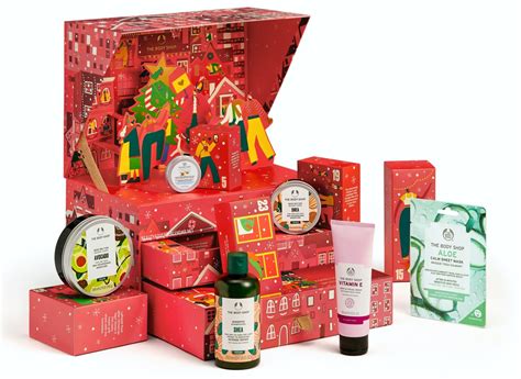 body shop advent calendar contents.